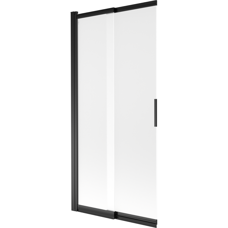 Mexen Fox 2-panel sliding shower screen 85 x 150 cm, frosted, black - 891-085-002-70-30