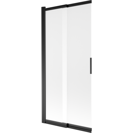 Mexen Fox 2-panel sliding bathtub screen 85 x 150 cm, frost, black - 891-085-002-70-30