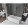 Mexen Fox 2-wing sliding bathtub screen 100 x 150 cm, transparent, gold - 891-100-002-50-00