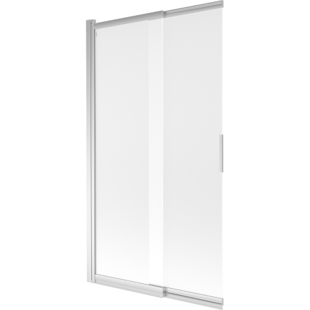 Mexen Fox shower screen 2-wing sliding 100 x 150 cm, frosted, chrome - 891-100-002-01-30