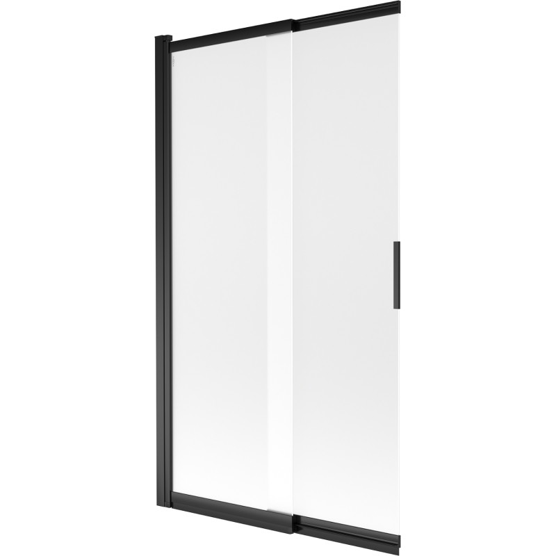 Mexen Fox 2-wing sliding bathtub screen 100 x 150 cm, frost, black - 891-100-002-70-30