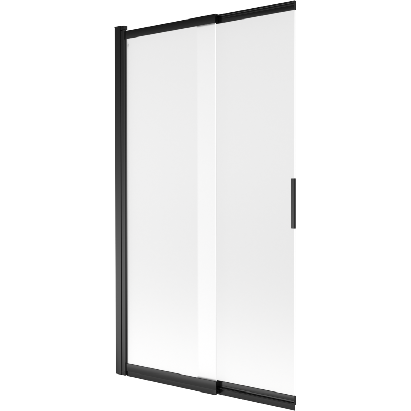 Mexen Fox shower screen 2-wing sliding 100 x 150 cm, frosted, black - 891-100-002-70-30