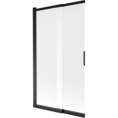 Mexen Fox 2-wing sliding bathtub screen 100 x 150 cm, frosted, black - 891-100-002-70-30