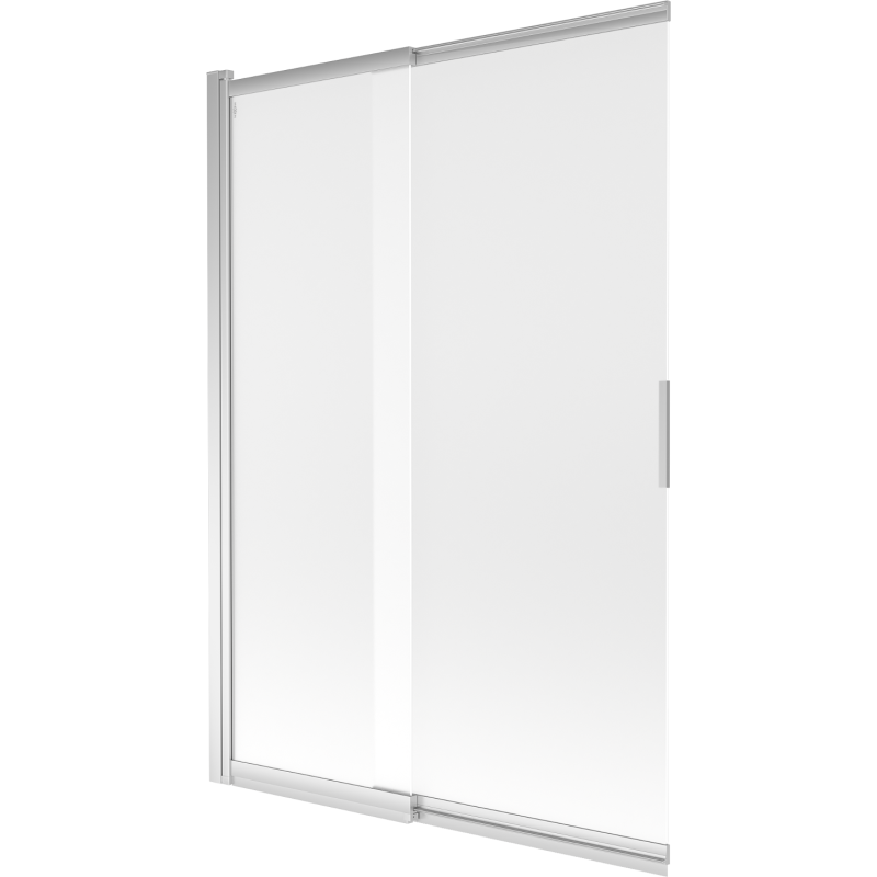Mexen Fox 2-wing Sliding Bath Screen 120 x 150 cm, Frosted, Chrome - 891-120-002-01-30