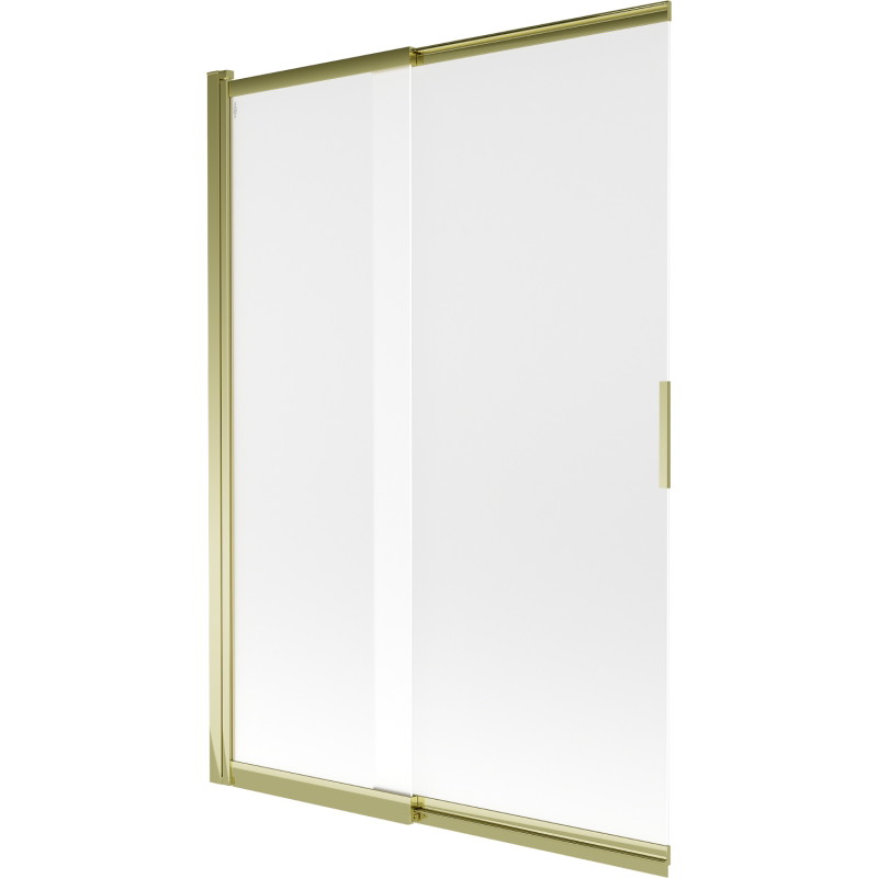 Mexen Fox 2-wing sliding bathtub screen 120 x 150 cm, frosted, gold - 891-120-002-50-30