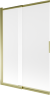 Mexen Fox shower screen 2-wing sliding 120 x 150 cm, frost, gold - 891-120-002-50-30