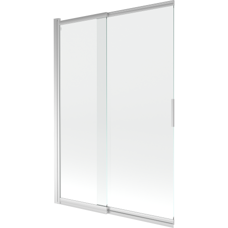 Mexen Fox 2-panel Sliding Shower Screen 120 x 150 cm, Transparent, Chrome - 891-120-002-01-00