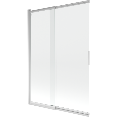 Mexen Fox 2-wing sliding bathtub screen 120 x 150 cm, transparent, chrome - 891-120-002-01-00