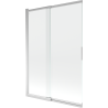 Mexen Fox 2-panel sliding bathtub screen 120 x 150 cm, transparent, chrome - 891-120-002-01-00