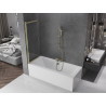 Mexen Fox 2-panel sliding bathtub screen 120 x 150 cm, transparent, gold - 891-120-002-50-00