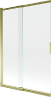 Mexen Fox 2-panel sliding bathtub screen 120 x 150 cm, transparent, gold - 891-120-002-50-00
