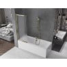 Mexen Fox 2-panel sliding bathtub screen 120 x 150 cm, frost, gold - 891-120-002-50-30