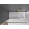 Mexen Fox sliding shower screen 2-wing 120 x 150 cm, frost, gold - 891-120-002-50-30