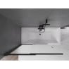 Mexen Fox 2-panel sliding bathtub screen 120 x 150 cm, frosted, black - 891-120-002-70-30