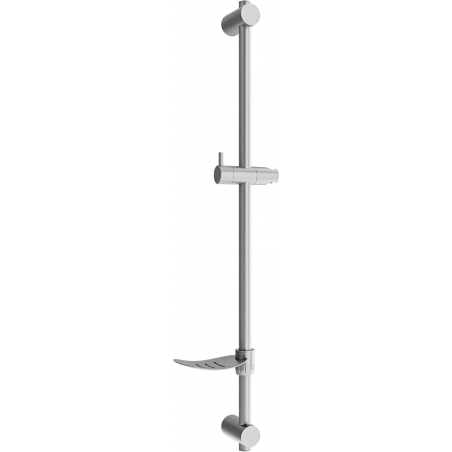 Mexen DF shower bar with a soap dish 80 cm, Graphite - 79382-66