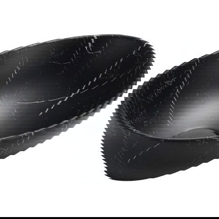 Mexen Elza countertop sink 40 x 33 cm, black stone - 21014099