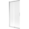 Mexen Fox 2-Panel Sliding Bathtub Screen 85 x 150 cm, Frosted, Chrome - 891-085-002-01-30