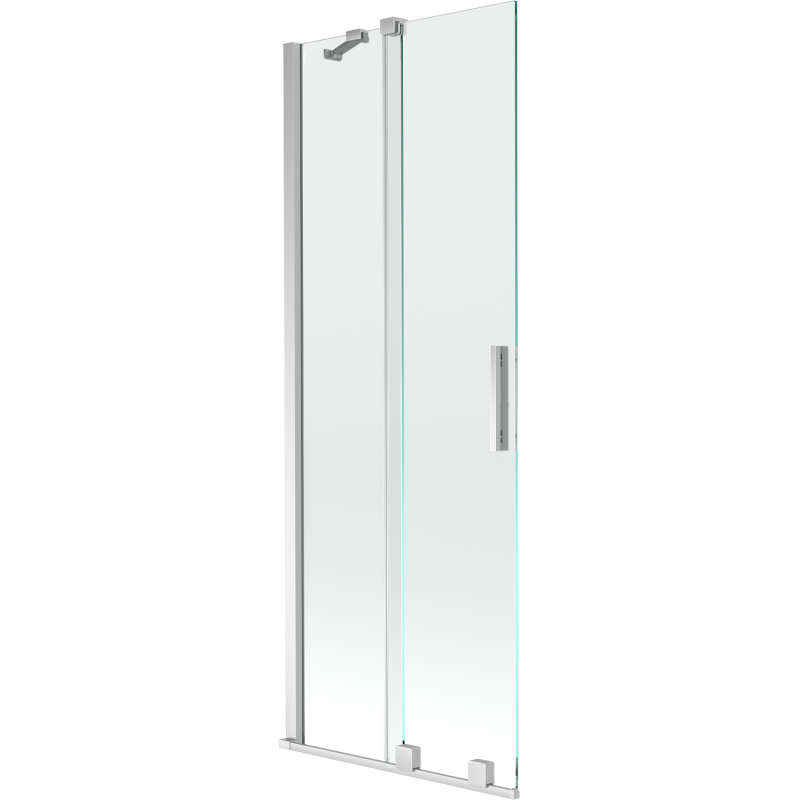 Mexen Velar 2-wing sliding bath screen 75 x 150 cm, transparent, chrome - 896-075-000-01-01
