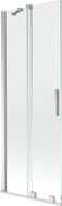 Mexen Velar 2-panel sliding bathtub screen 75 x 150 cm, transparent, chrome - 896-075-000-01-01