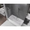 Mexen Velar 2-wing sliding bath screen 75 x 150 cm, transparent, chrome - 896-075-000-01-01