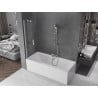 Mexen Velar 2-wing sliding bath screen 75 x 150 cm, transparent, chrome - 896-075-000-01-01