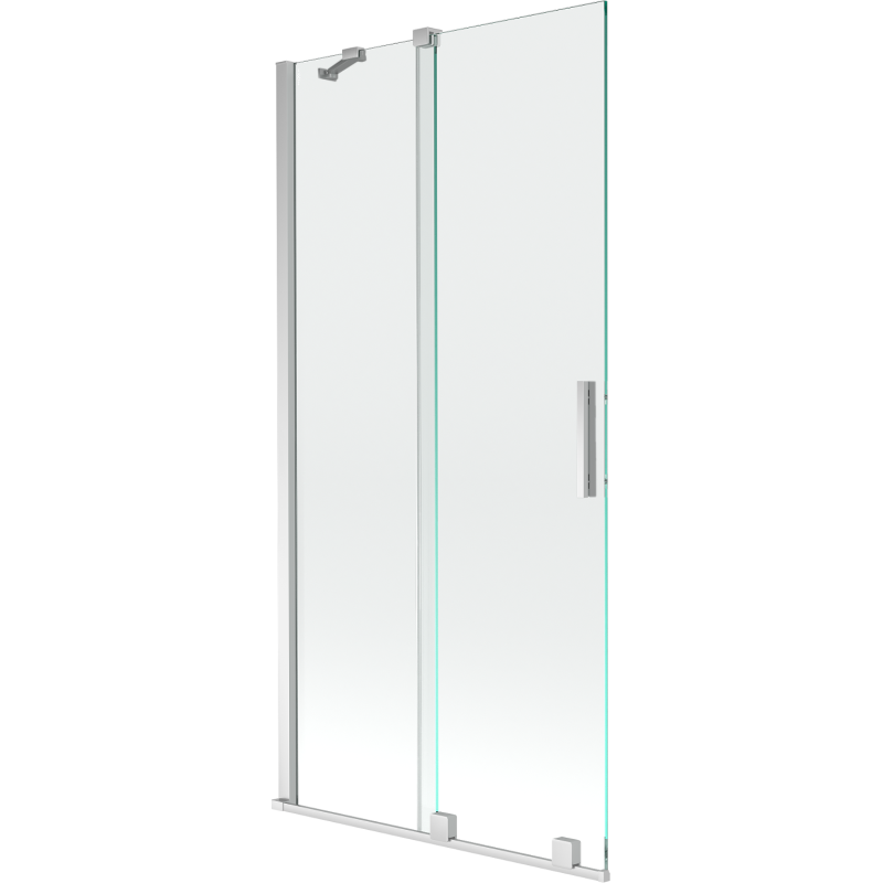Mexen Velar 2-panel sliding bath screen 95 x 150 cm, transparent, chrome - 896-095-000-01-01