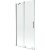 Mexen Velar 2-wing sliding bathtub screen 95 x 150 cm, transparent, chrome - 896-095-000-01-01