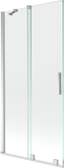 Mexen Velar 2-wing sliding bathtub screen 95 x 150 cm, transparent, chrome - 896-095-000-01-01