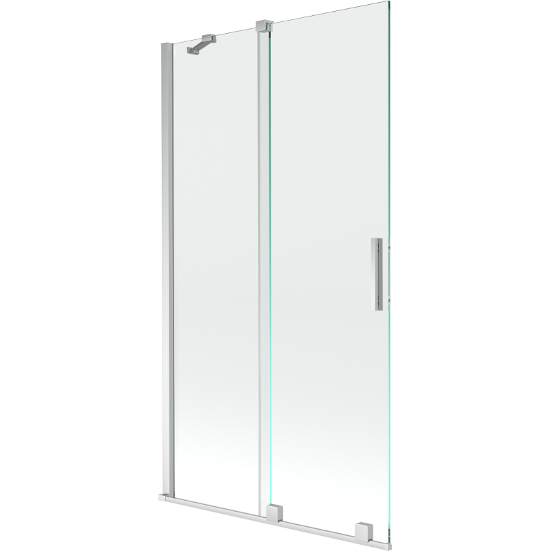 Mexen Velar 2-wing bathtub screen Sliding 100 x 150 cm, transparent, chrome - 896-100-000-01-01
