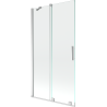 Mexen Velar 2-wing Sliding Bathtub Screen 100 x 150 cm, Transparent, Chrome - 896-100-000-01-01