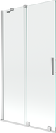Mexen Velar 2-wing Sliding Bathtub Screen 100 x 150 cm, Transparent, Chrome - 896-100-000-01-01