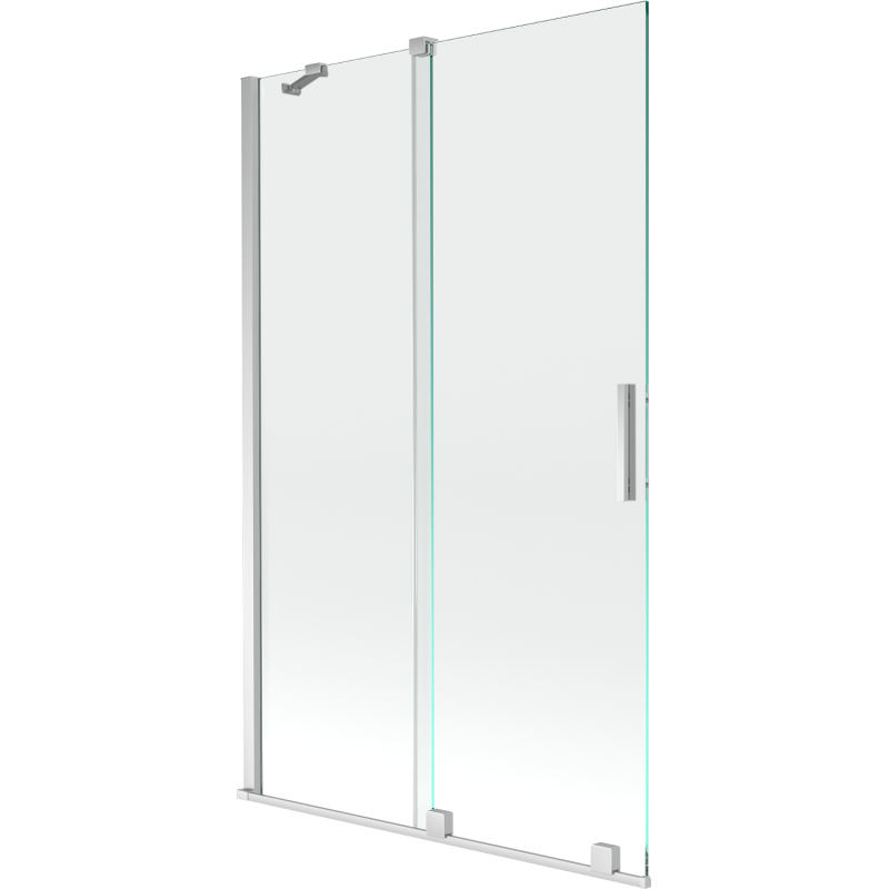 Mexen Velar 2-wing bathtub screen Sliding 110 x 150 cm, transparent, chrome - 896-110-000-01-01