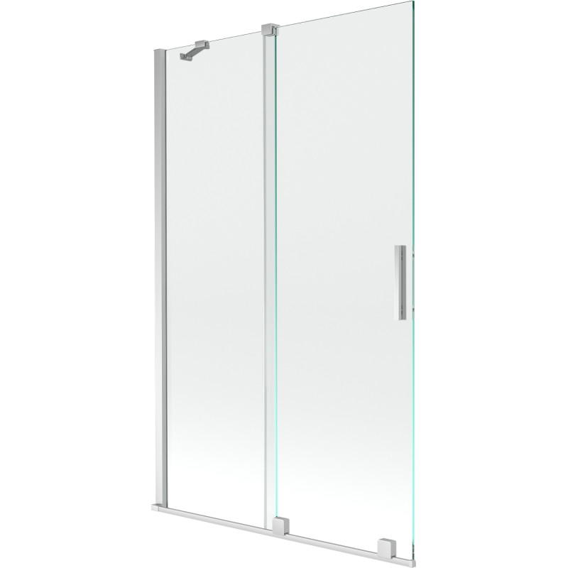 Mexen Velar 2-wing sliding bathtub screen 110 x 150 cm, transparent, chrome - 896-110-000-01-01