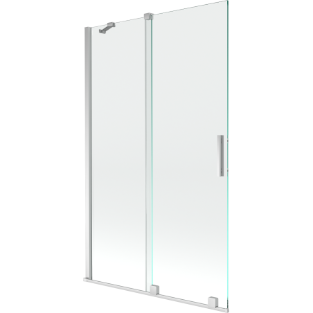 Mexen Velar 2-wing bathtub screen Sliding 110 x 150 cm, transparent, chrome - 896-110-000-01-01