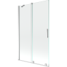 Mexen Velar 2-wing sliding bathtub screen 110 x 150 cm, transparent, chrome - 896-110-000-01-01