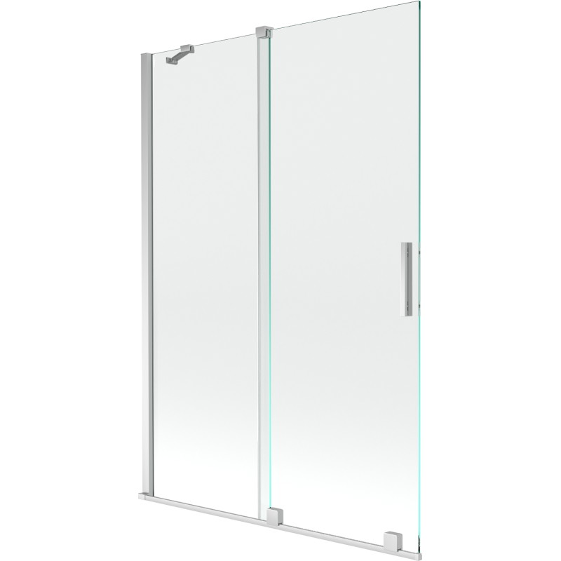 Mexen Velar 2-panel sliding bath screen 120 x 150 cm, transparent, chrome - 896-120-000-01-01