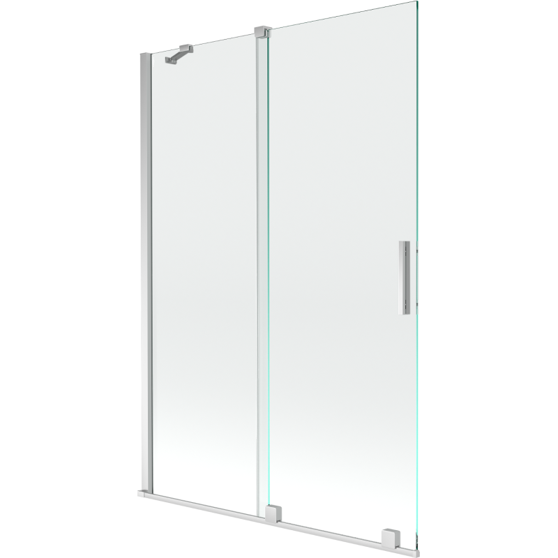 Mexen Velar 2-wing bathtub screen Sliding 120 x 150 cm, transparent, chrome - 896-120-000-01-01