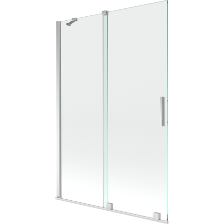 Mexen Velar 2-wing sliding bathtub screen 120 x 150 cm, transparent, chrome - 896-120-000-01-01