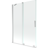 Mexen Velar 2-wing sliding bathtub screen 120 x 150 cm, transparent, chrome - 896-120-000-01-01