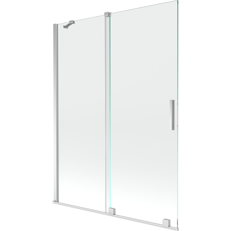 Mexen Velar 2-panel bathtub screen sliding 130 x 150 cm, transparent, chrome - 896-130-000-01-01