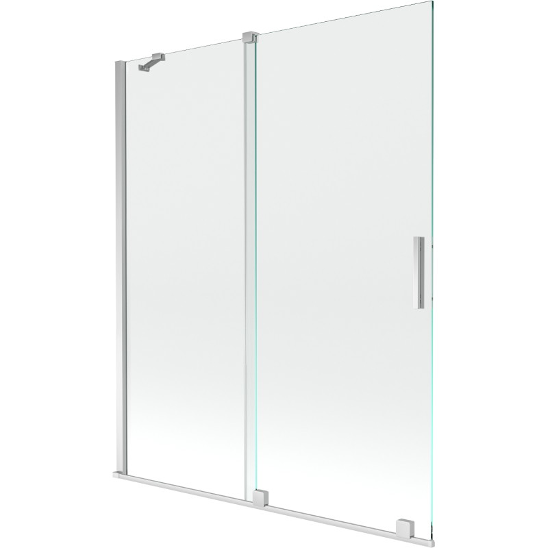 Mexen Velar 2-panel sliding bathtub screen 140 x 150 cm, transparent, chrome - 896-140-000-01-01