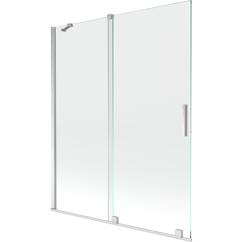Mexen Velar 2-wing bathtub screen Sliding 140 x 150 cm, transparent, chrome - 896-140-000-01-01