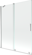 Mexen Velar 2-wing bathtub screen Sliding 140 x 150 cm, transparent, chrome - 896-140-000-01-01