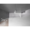 Mexen Velar 2-panel sliding bathtub screen 70 x 150 cm, transparent, white - 896-070-000-01-20