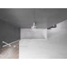 Mexen Velar bathtub screen 2-panel sliding 75 x 150 cm, transparent, white - 896-075-000-01-20