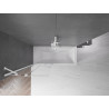 Mexen Velar 2-panel sliding bathtub screen 85 x 150 cm, transparent, white - 896-085-000-01-20