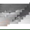 Mexen Velar 2-wing bathtub screen Sliding 110 x 150 cm, transparent, white - 896-110-000-01-20