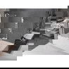 Mexen Velar 2-wing bathtub screen Sliding 130 x 150 cm, transparent, white - 896-130-000-01-20