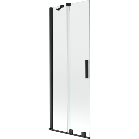 Mexen Velar 2-wing bathtub screen Sliding 70 x 150 cm, transparent, black - 896-070-000-01-70