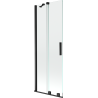 Mexen Velar 2-wing bathtub screen Sliding 70 x 150 cm, transparent, black - 896-070-000-01-70